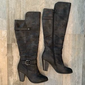 Sexy Over the Knee Boots with Buckle